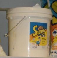 washing powder-bucket package
