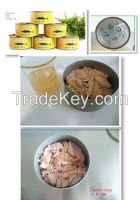 Canned tuna bonito of Chinese origin