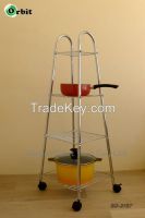 Kitchen metal storage pan rack/ storage rack/ metal rack