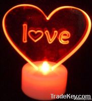 LED table decoration light-heart