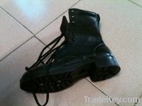 Black Leather Boot