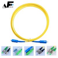 Awire Fiber Optic cable patch cord fiber pigtail PLC splitter SM SC to SC connector for FTTH