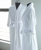 Luxury hotel bathrobe