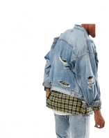 Custom Denim Jeans Jacket Men Women Unisex Youth Button Up Oem Odm Cotton Polyester Embroidery Patch Jacket