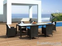 Rattan dinning table