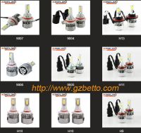 Wholesale Car LED headlight bulb, LED headlamp bulb 6000lm each bulb