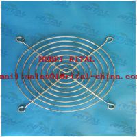 fan grill chrome metal wire guard