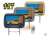 2&Atilde;�11.2" TFT LCD Car Pillow headrest monitor w/IR 3Color