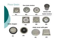 Floor drain, Flat strainer, Drain strainer, Bathroom drainer,