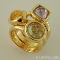 GOLD PLATED FASHION RING