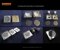 square floor drain with anti-smell siphon