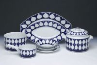 Sargadelos F73 Blue Dinner Set For