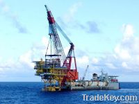 Floating crane 1000t cheap sell crane barge vessel 1000 ton