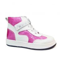 1619388 Girl High Peach Skateboard Sneaker