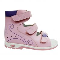 Kids Leather Stability Orthopedic Shoes  Flat