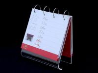 acrylic calendar holder