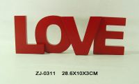 Fabric decorative letters