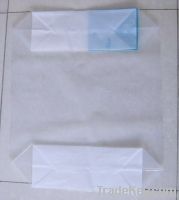 PE block bottom valve bag for  resin