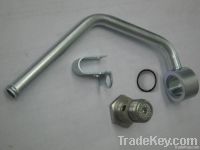 Banjo bolt filter &amp; oil cooling duct