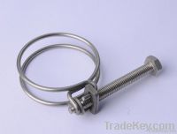 double wires  hose clamp