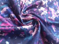 Polyester 2 way stretch duchess Satin fabric