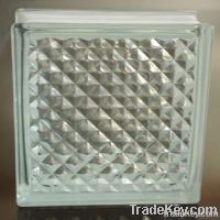 Clear glass block 95mm size