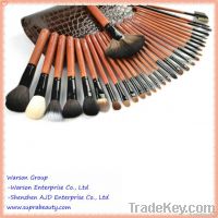 30 pieces natural hair professional natural hair makeup brush set