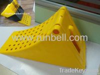 Plastic Wheel Chocks with Steel Holder