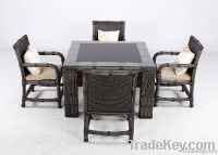 Rattan Dining Chair Set