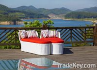 Rattan Lounger Garden Sofa