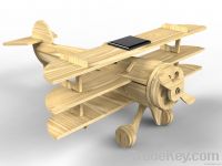 Solar Wooden Fighter Plane