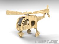 Solar Wooden Helicopter