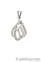 Islamic Pendant in 925 Sterling Silver