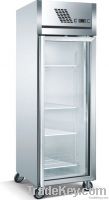 Kitchen Glass door freezer in stainless steel