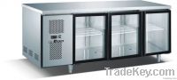 Under counter display refrigerator