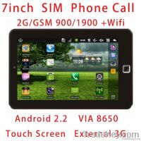 Hot Selling Cheapest Cellphone Function 7inch Tablet With WIFI WM8650
