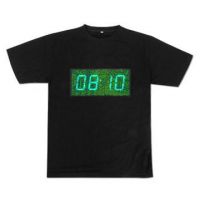 LED t-shirt, display t-shirt, LED clothing, fashion t-shirt