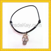 2016 skull pendent handmade bracelet