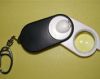 LED Keychain with Magnifying Glass