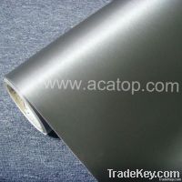 Brushed Metallic Vinyl Film with Cast Film and American Glue 1.52x30m