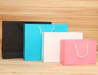 hot sale foldable colored paper bag