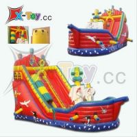 HOT SALE 13.5m Long Inflatable Pirate Ship Slide