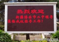 P10 single red color LED message sign