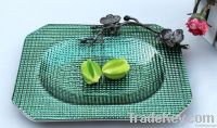 Coating Octangon Tray in Natural Green S