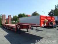 low bed semi trailer