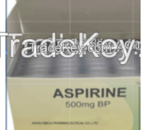 White Aspirin 500 Mg Tablet For