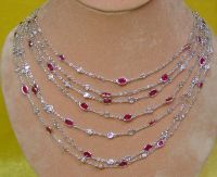 Cubic zirconia necklace