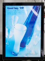 Super slim led light box/magnetic panel led light box