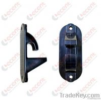 Plastic wall mounted wheel display hook