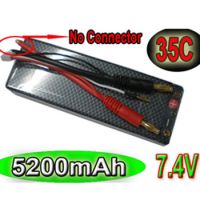 5200mAh 7.4V 35C 60C 2S Li-Po RC R/C LiPo Battery